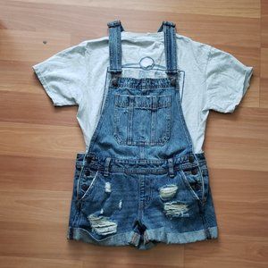 Distress overalls